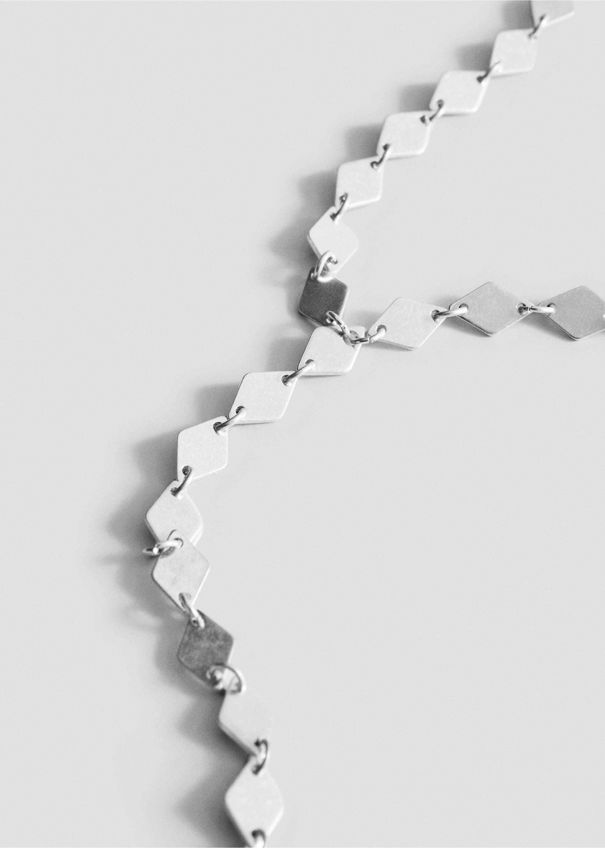 Necklace jackie - Medium plane, Silver. Ref: 37001437-00.