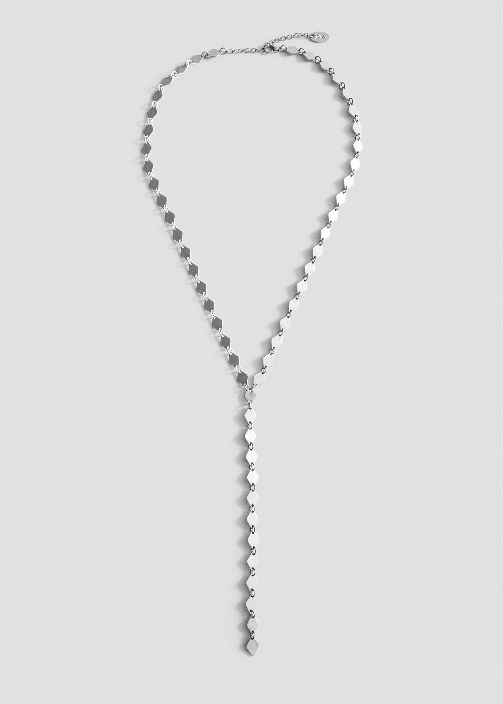 قلادة سلسلة معدنية - منتج دون نموذج, فضي. Ref: 37001437-00.