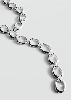 Long chain necklace — Silver 2