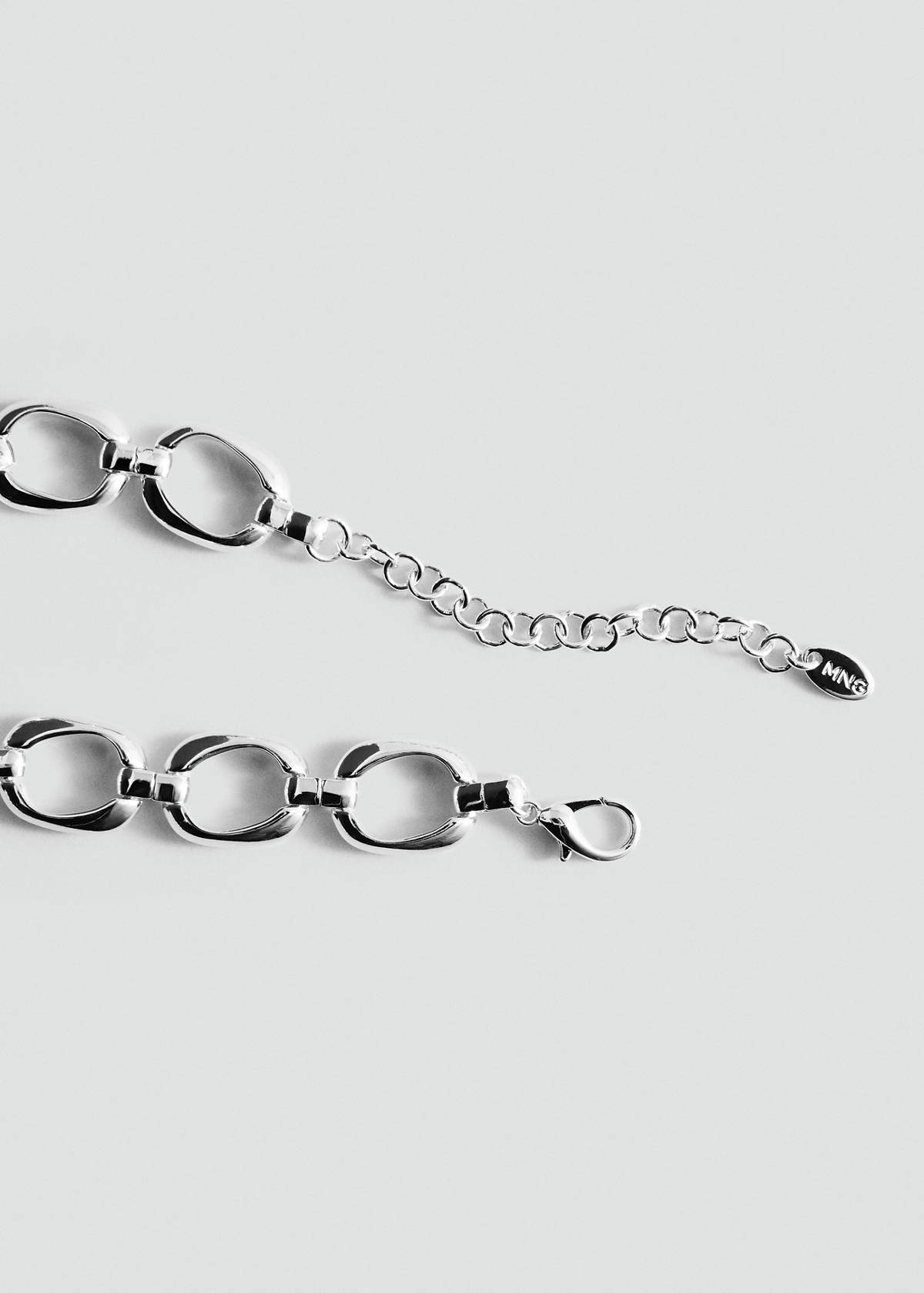 Long chain necklace — Silver