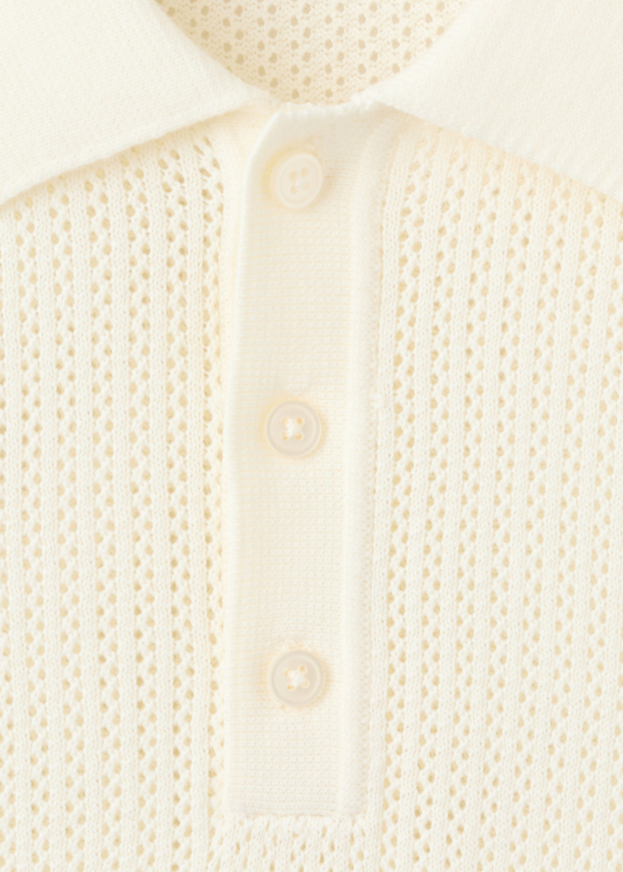 Polo punto algodón calado - Detalle del artículo 8