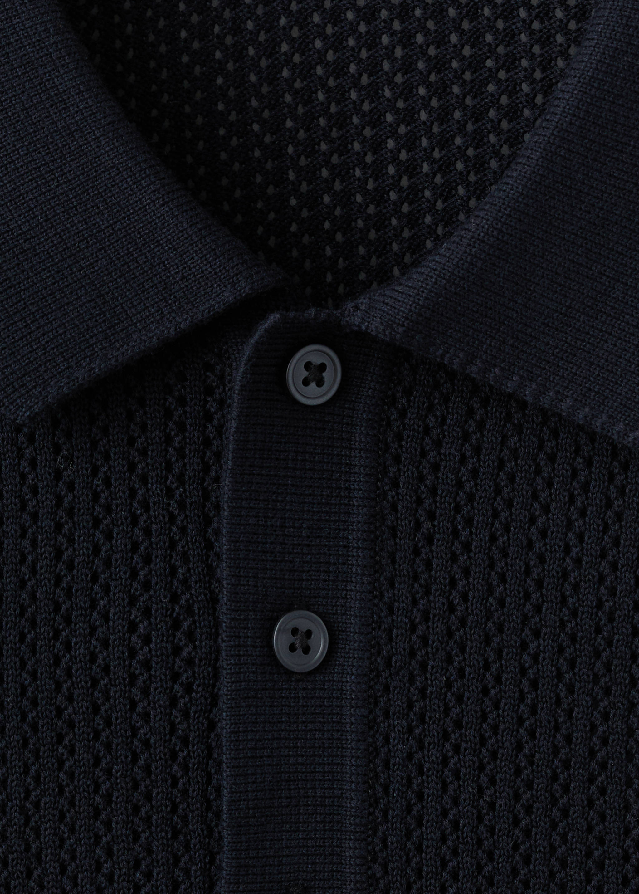 Polo punto algodón calado - Detalle del artículo 8
