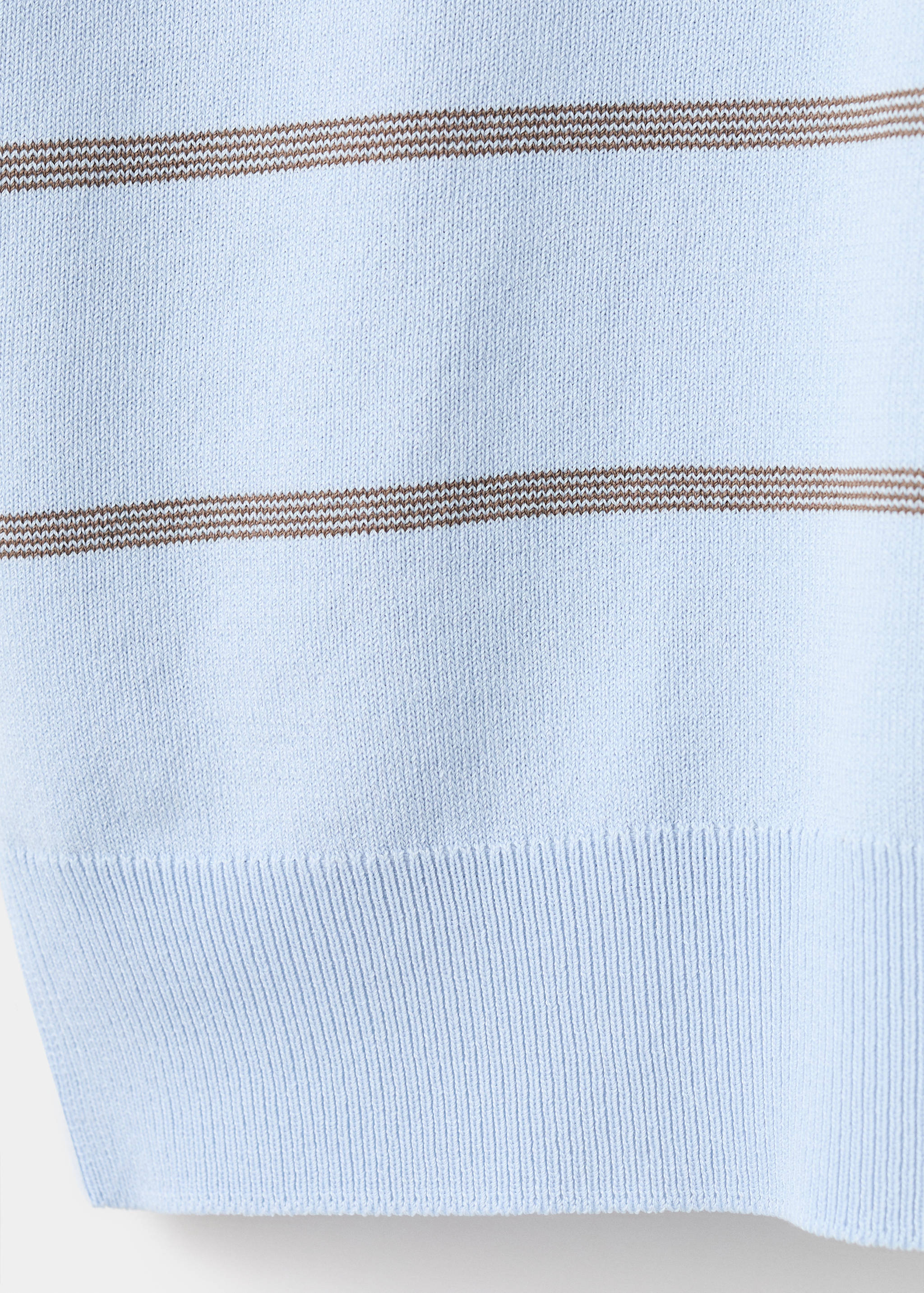 Polo maille fines rayures - Détail de l'article 0