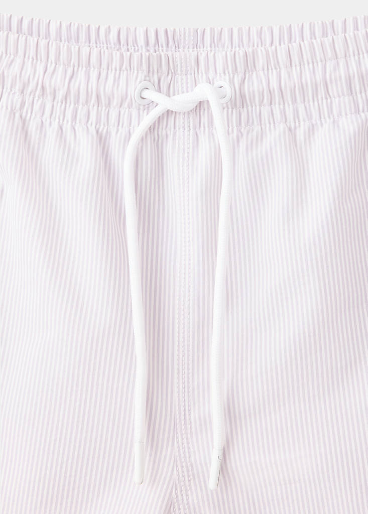 Seersucker striped swimsuit — Lilac