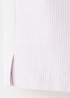 Seersucker striped swimsuit — Lilac 10