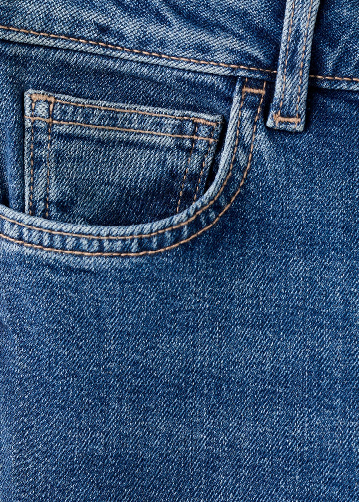 Low waist flare jeans — Dark Blue