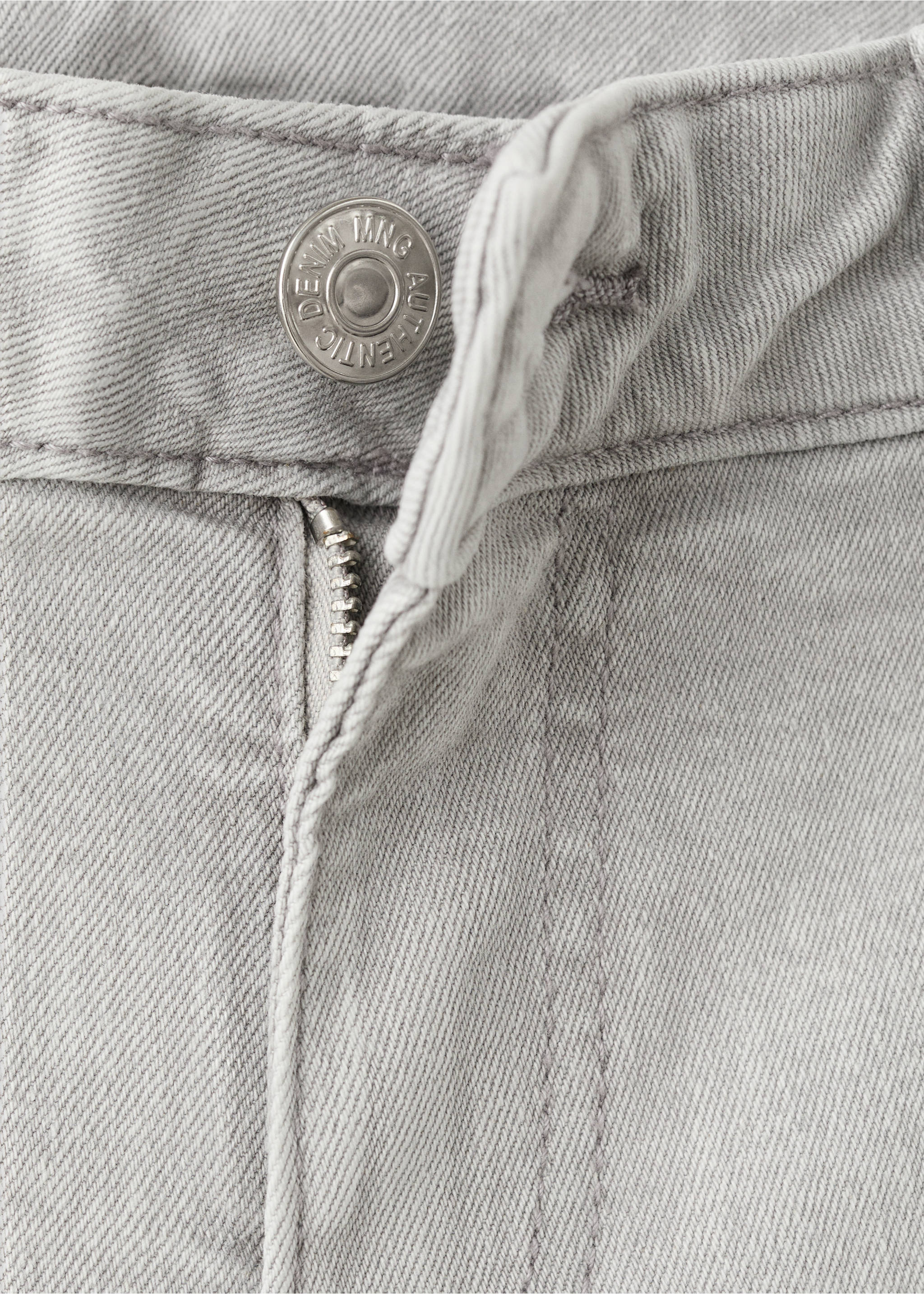 Jean low waist flare - Détail de l'article 8, Gris denim. Ref: 37001447-00.