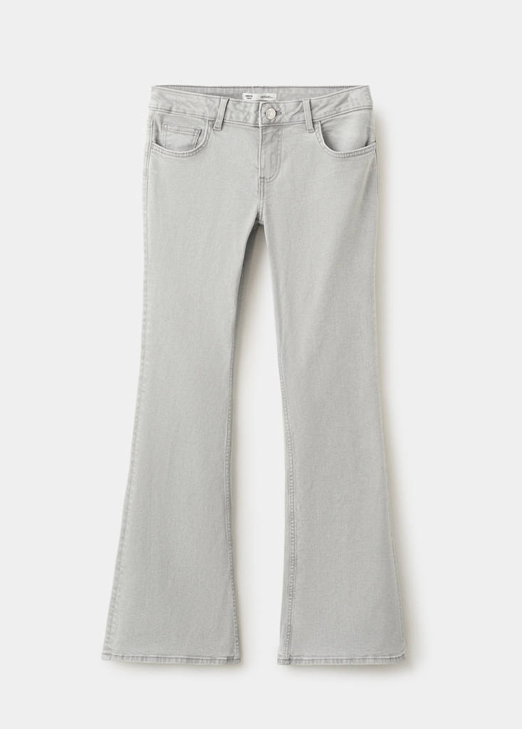 Low waist flare jeans — Denim Grey
