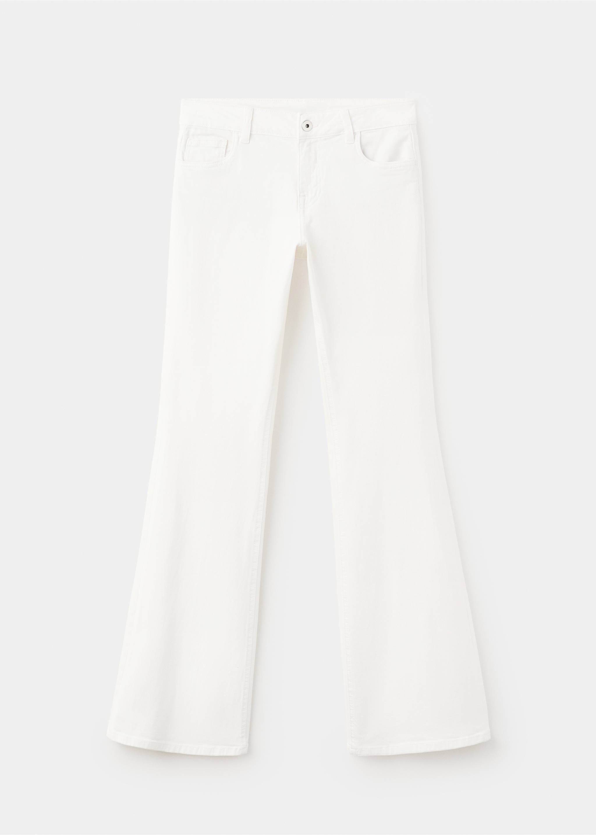 Flare jeans regular waist - Article without model, White. Ref: 37001449-00.