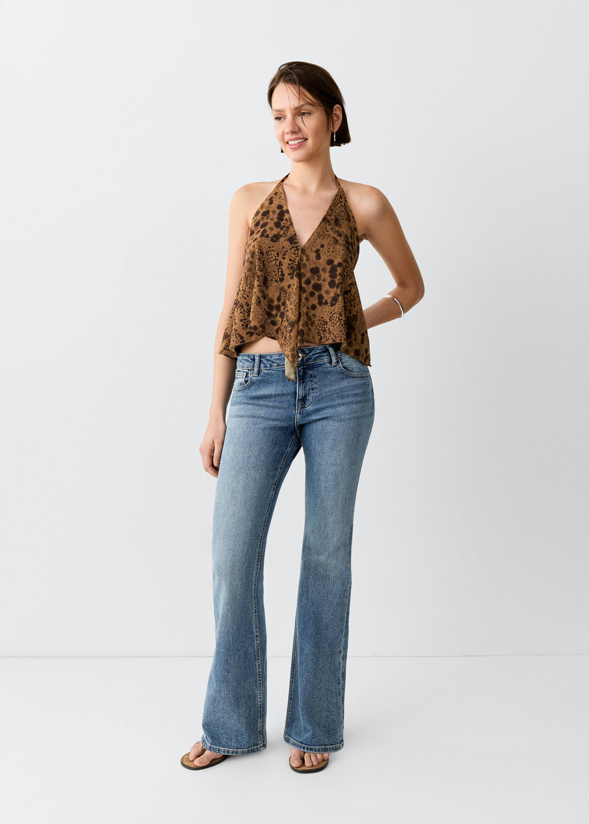Flare jeans regular waist - General plane