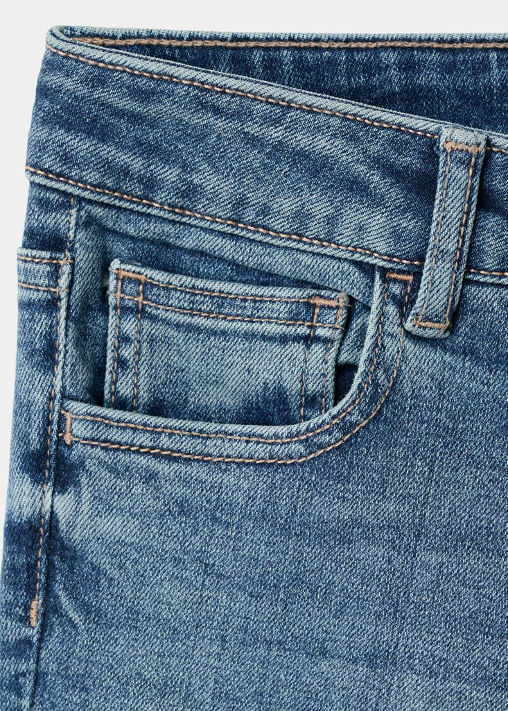 Flare jeans regular waist — Medium Vintage Blue