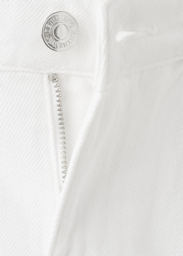 Low waist jeans — White