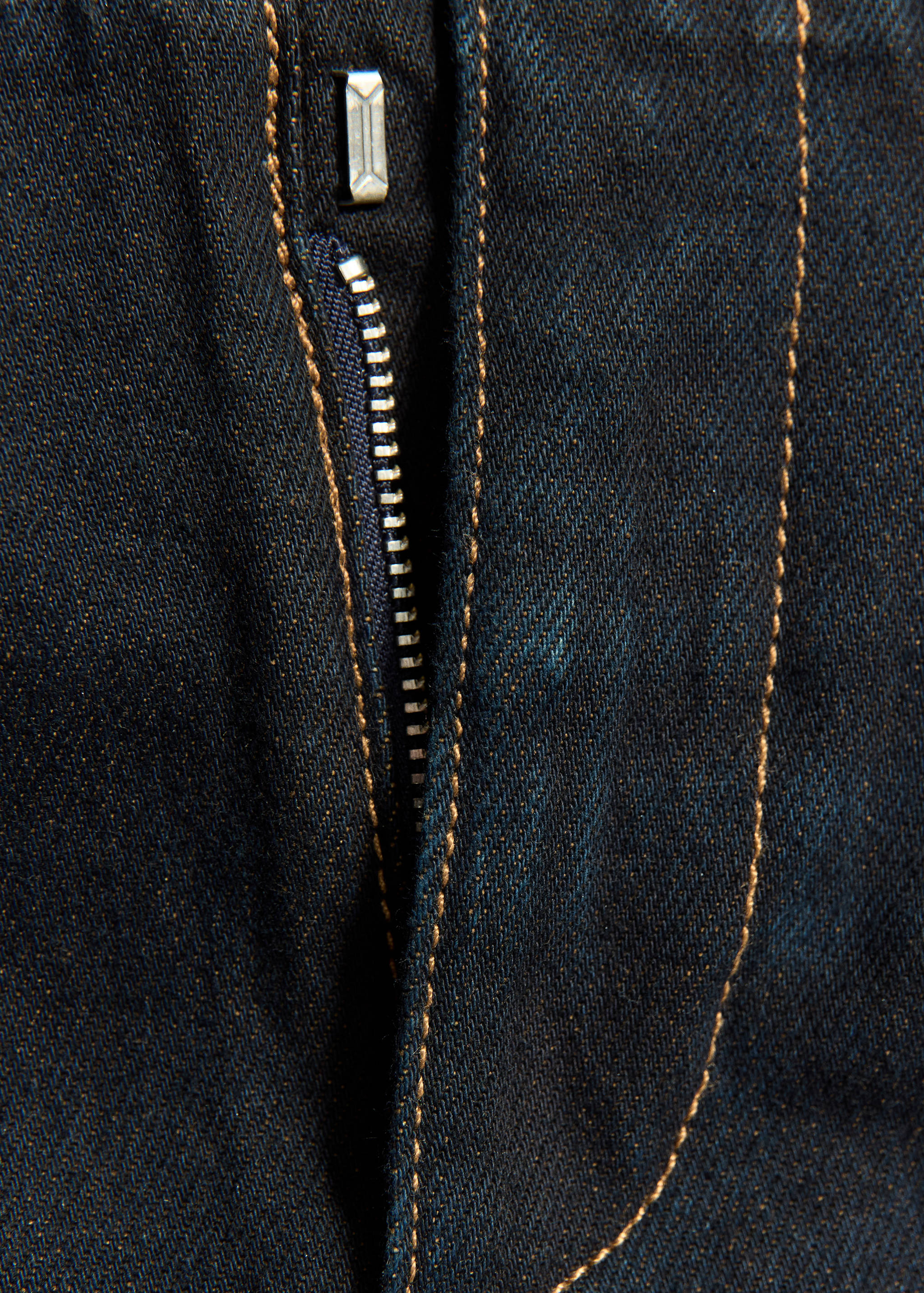Rechte jeans met stikseldetail - Detail van het artikel 0