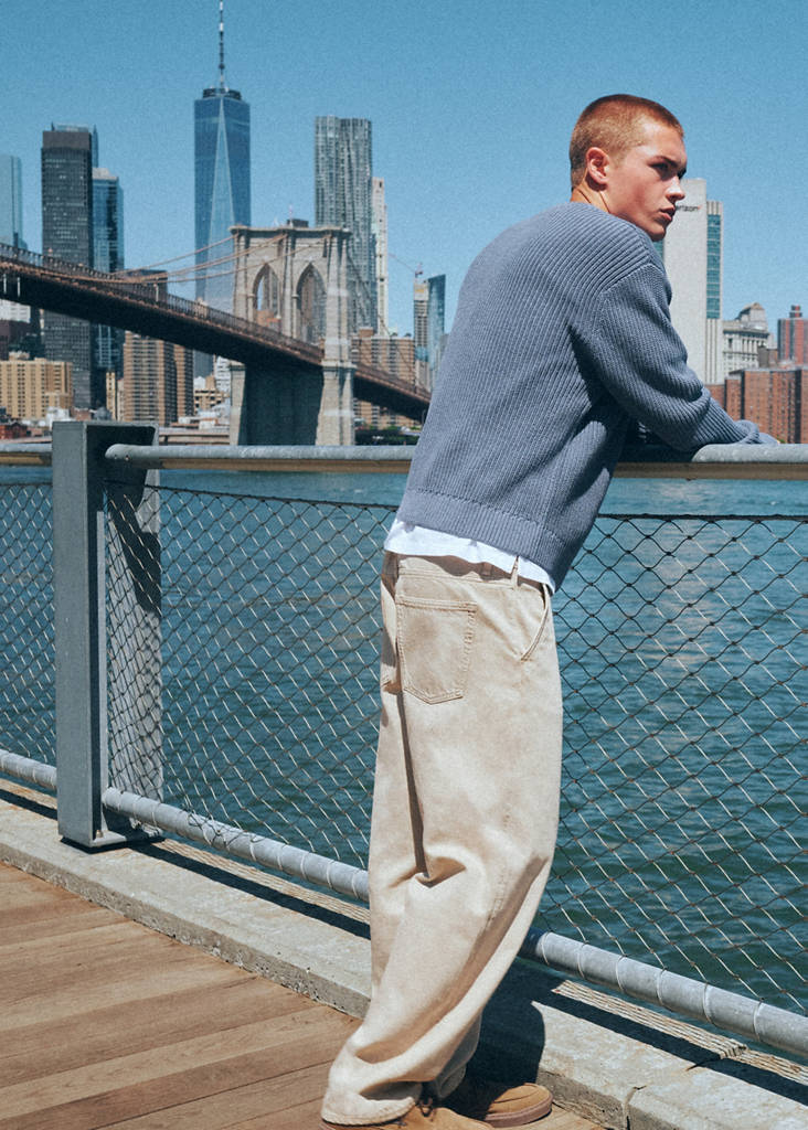 Regular-fit jeans — Beige