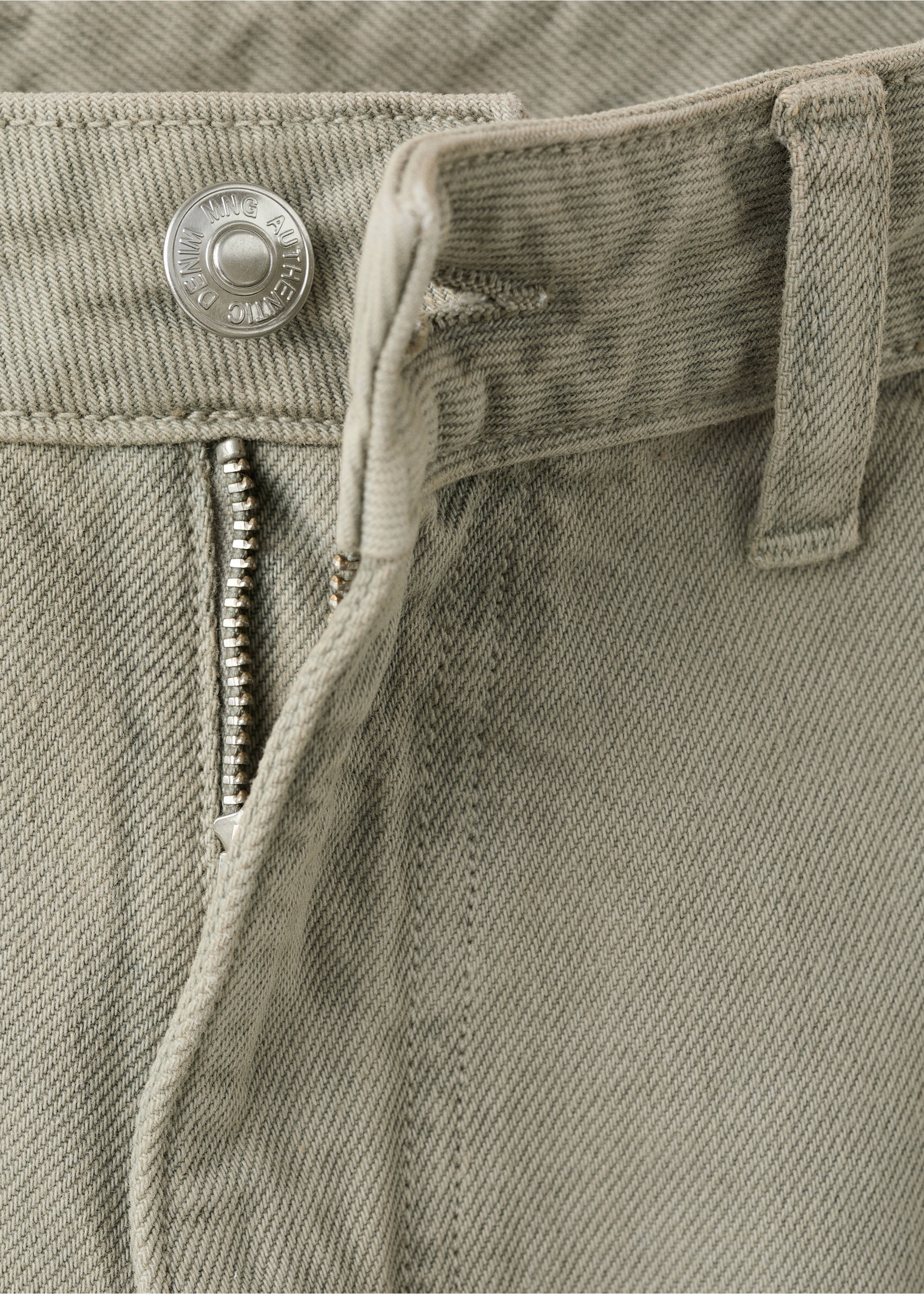 Regular-fit jeans - Details of the article 0, Khaki. Ref: 37001474-00.