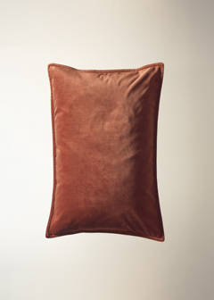 Velvet cushion cover 40x60 cm — Russet 6