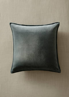 Velvet cotton cushion cover 45x45 cm — Blue 1