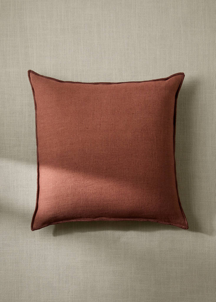 100% linen cushion cover 45 x 45 cm