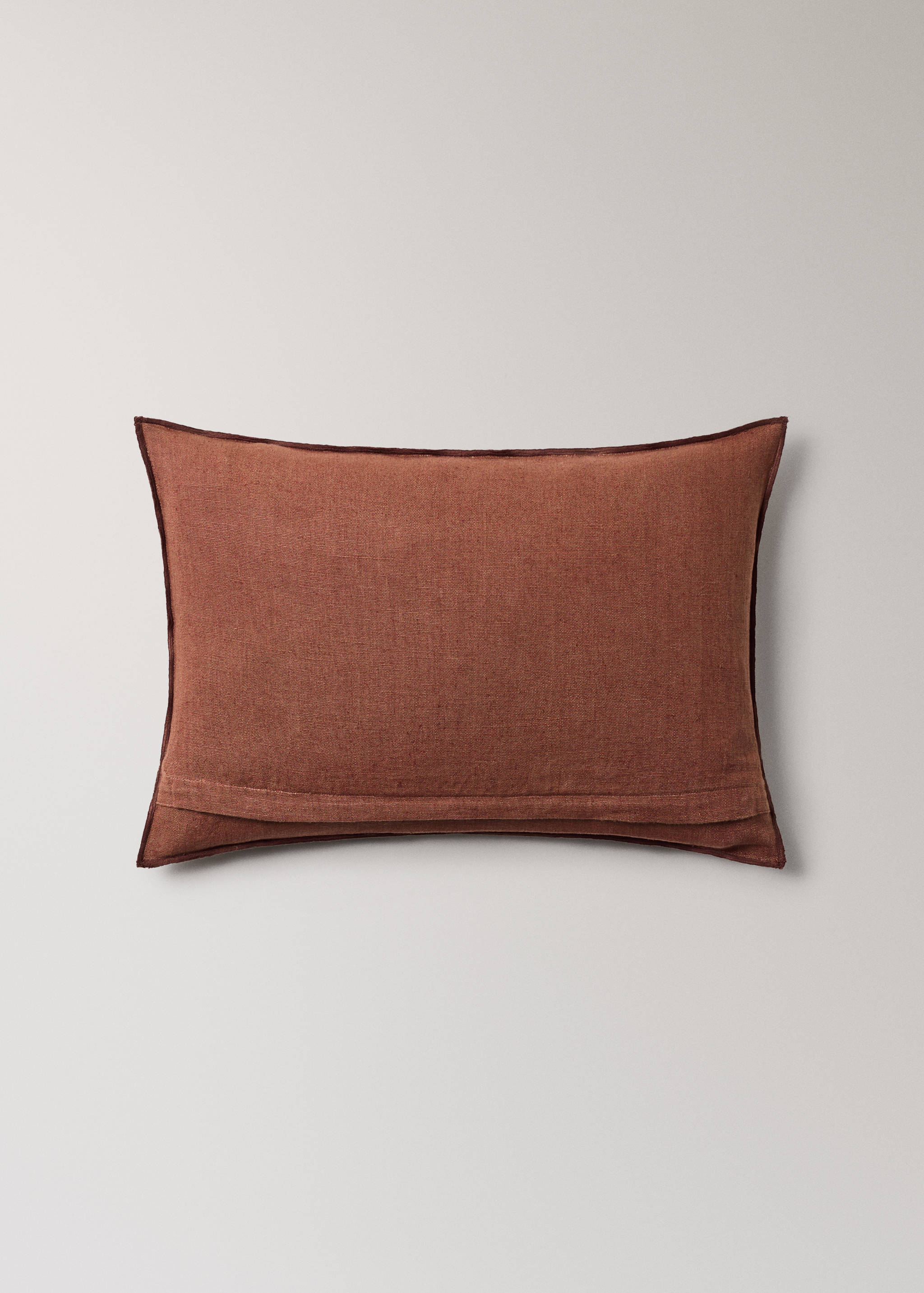 Two-tone linen cushion cover 30x50 cm - Details of the article 3