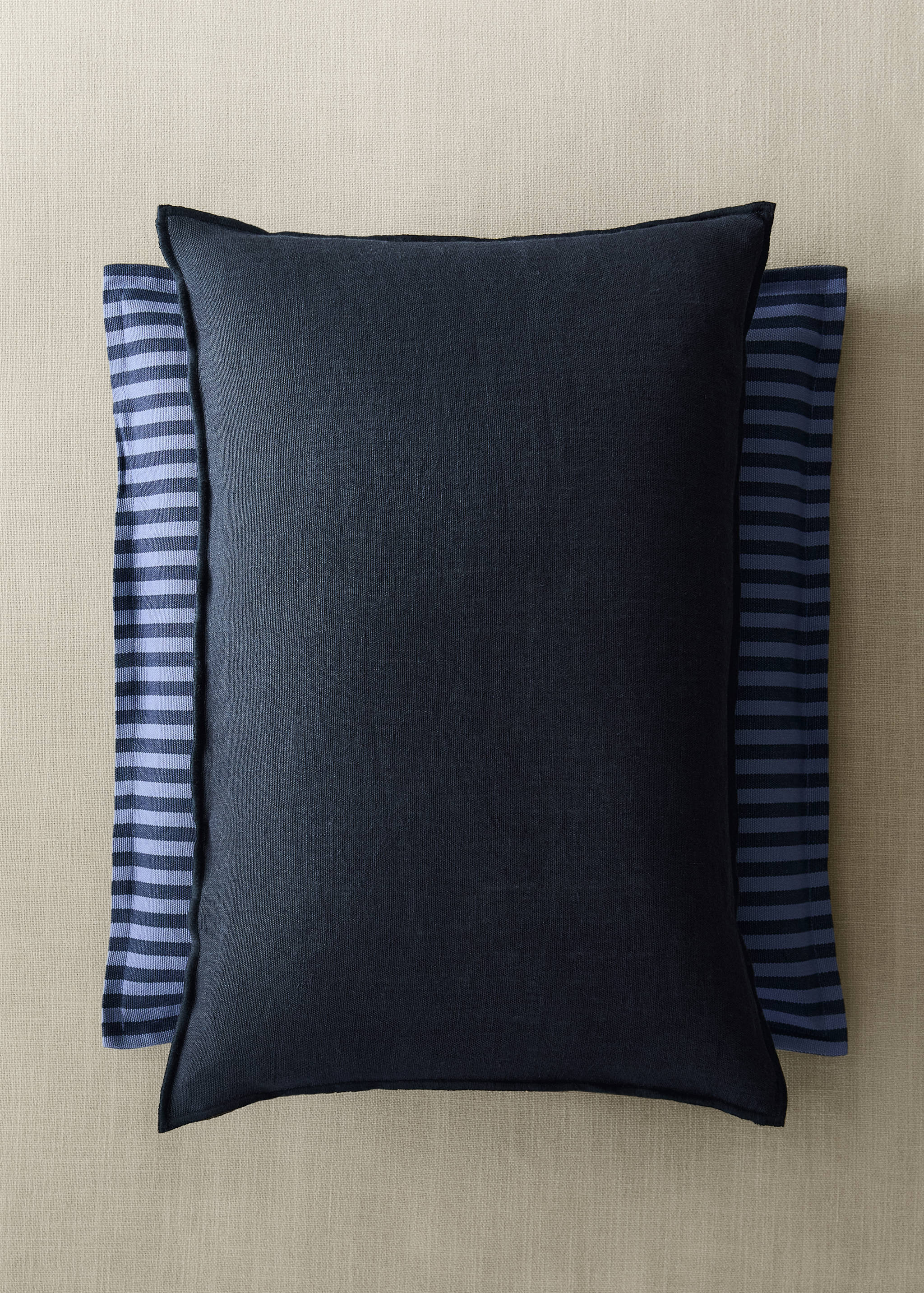 Two-tone linen cushion cover 30x50 cm - General plane