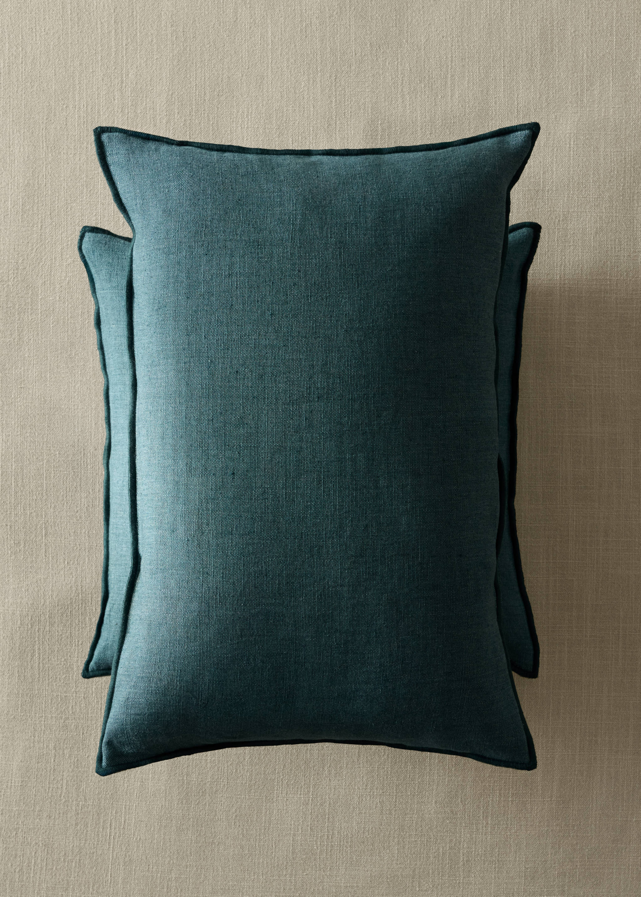 Two-tone linen cushion cover 30x50 cm - General plane