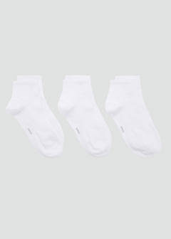 Pack of 3 cotton socks — White 1