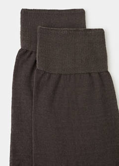 Pack of 2 long cotton socks — Brown 2