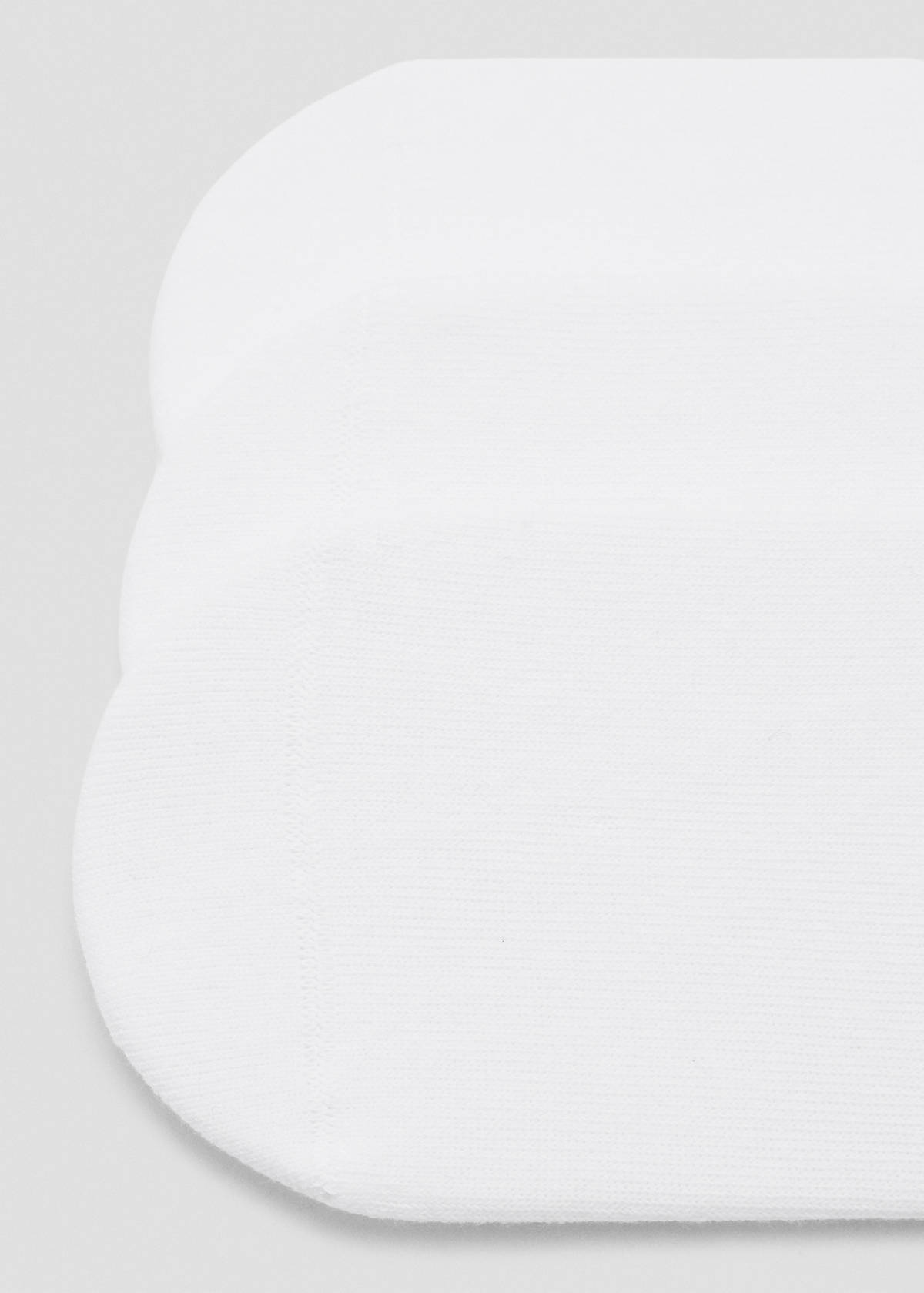 3-pack of invisible socks — White