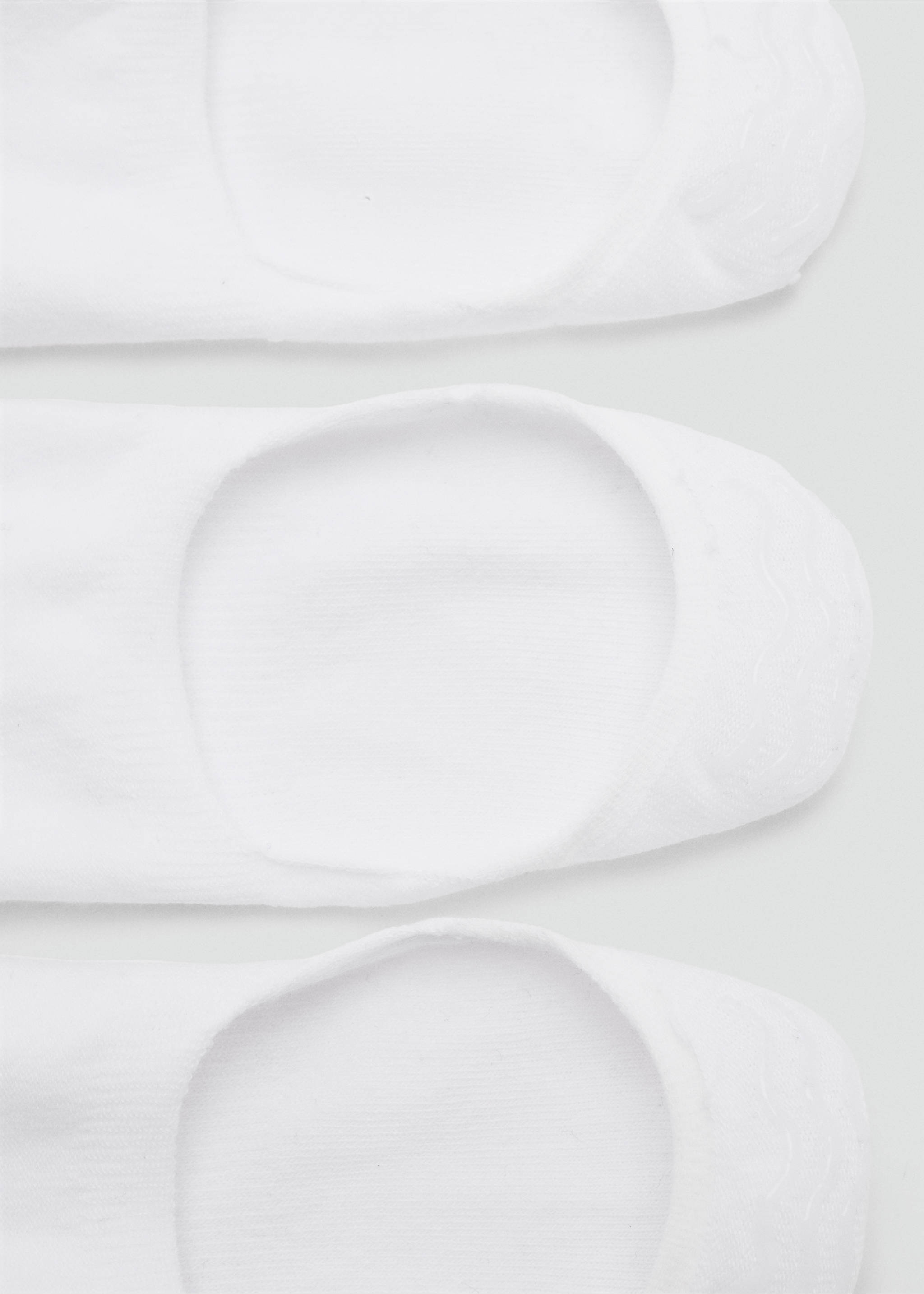 Pack 3 paires de chaussettes invisibles - Détail de l'article 0, Blanc. Ref: 37001490-00.