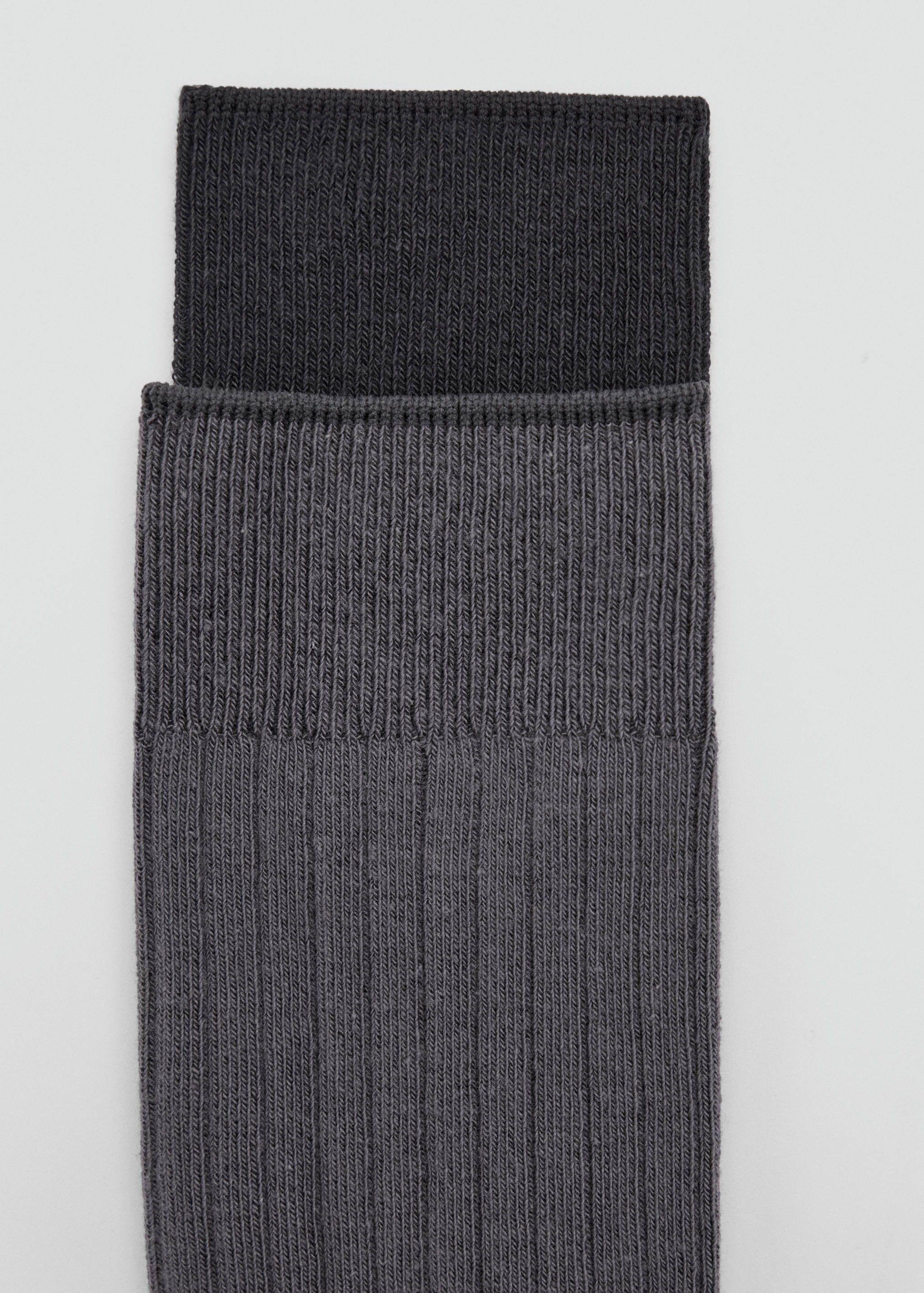 Pack of 2 ribbed cotton socks - Details of the article 8