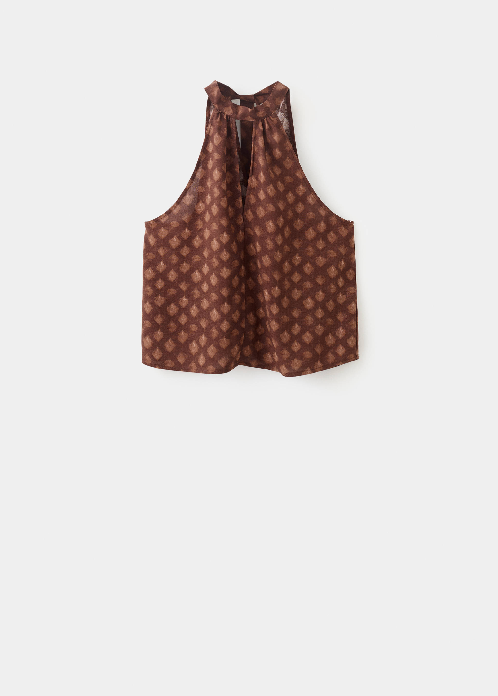 Top halter estampado - Artigo sem modelo