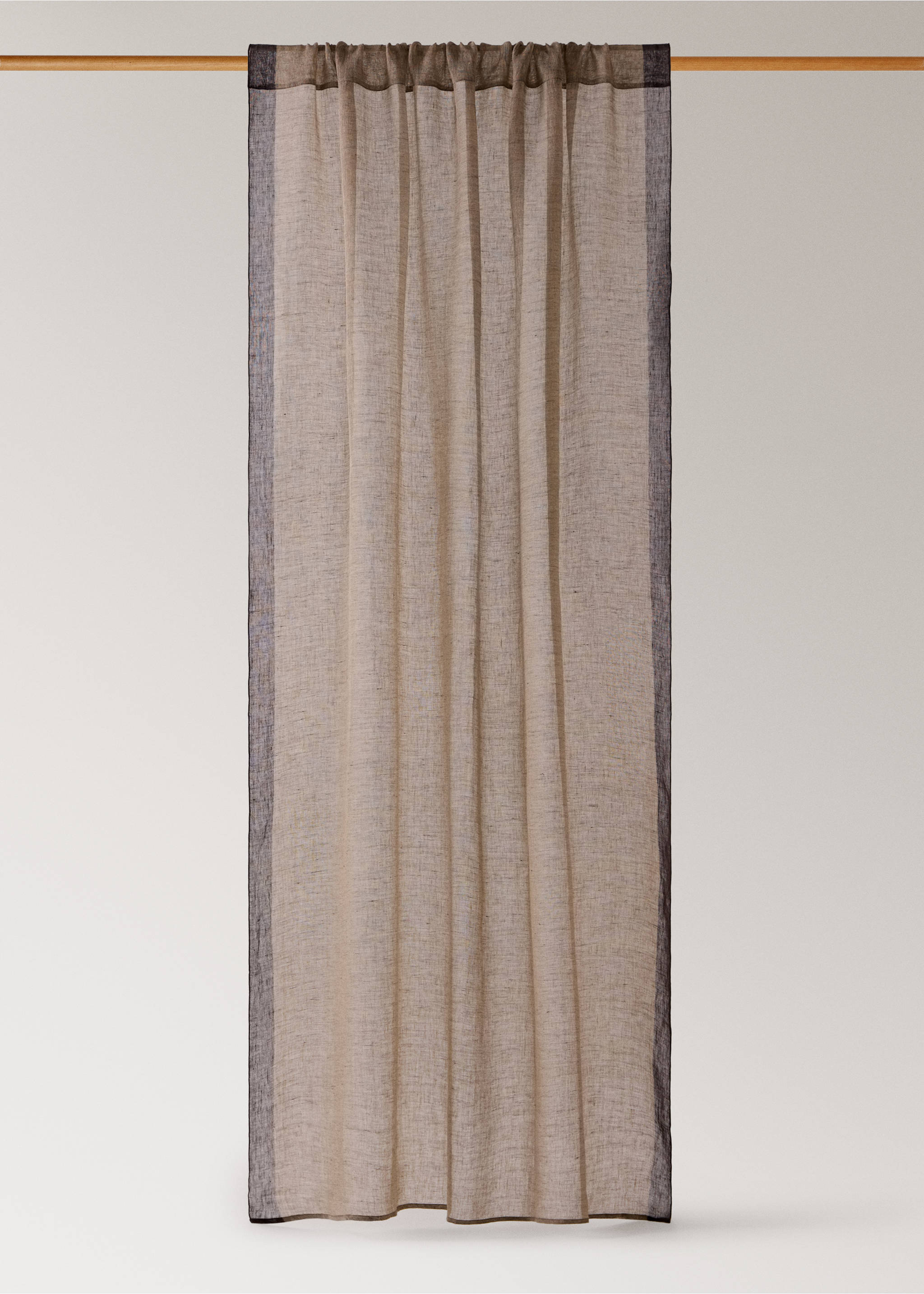 100% linen curtain 140x270 - Article without model, Beige. Ref: 37001520-00.