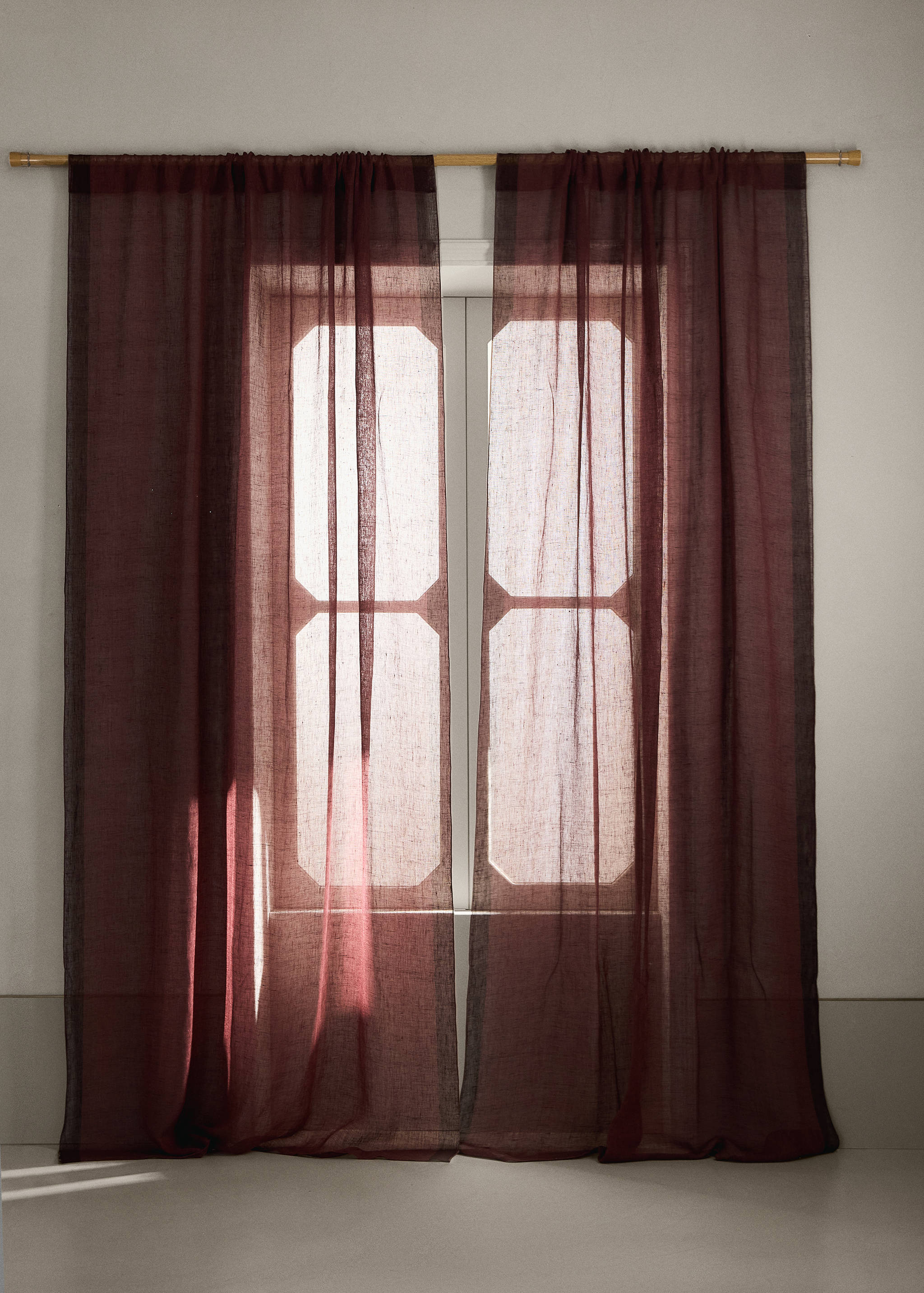 100% linen curtain 140x270 - General plane