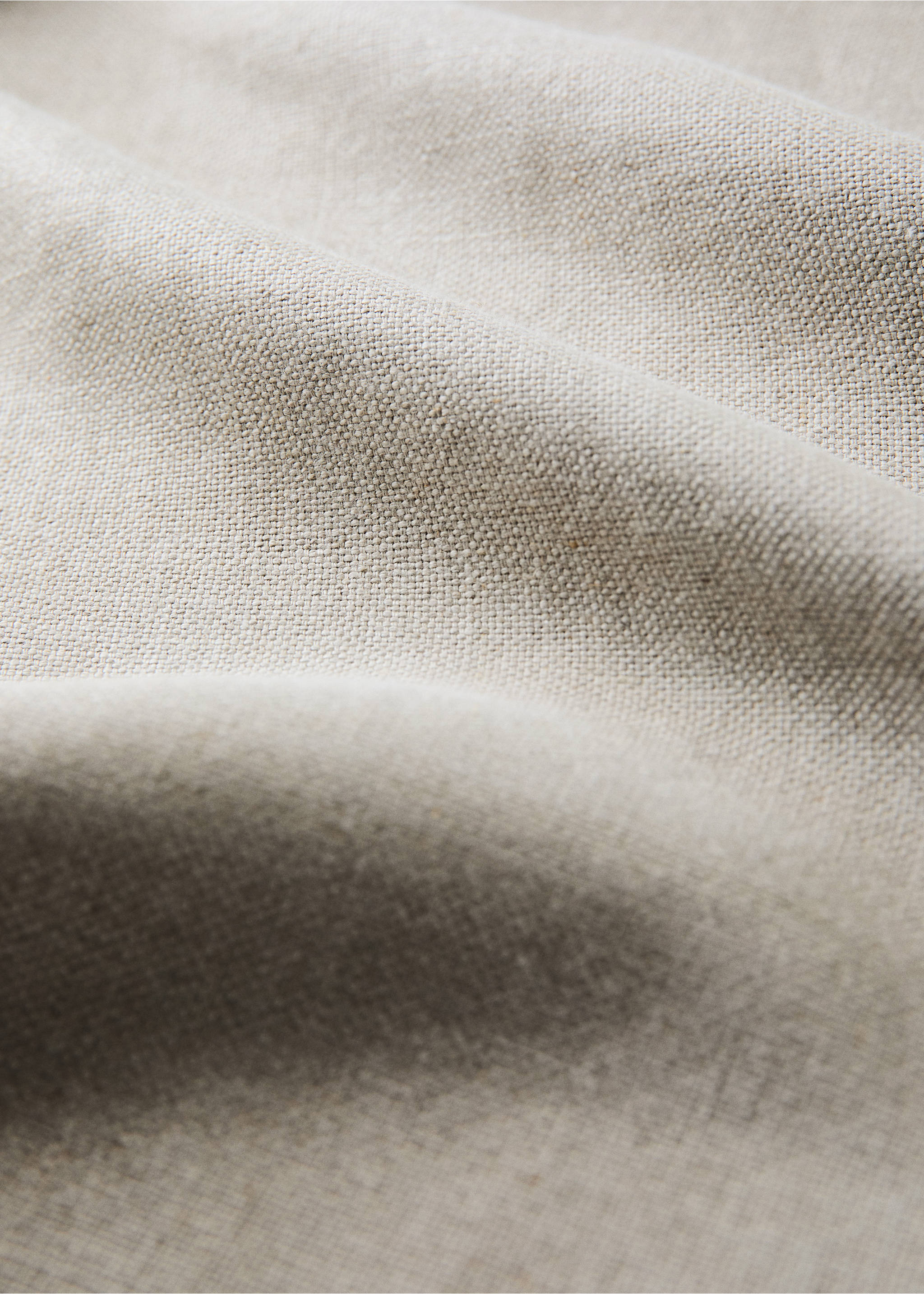 Cortina 100% lino opacidad alta - Detalle del artículo 1, Beige. Ref: 37001521-00.