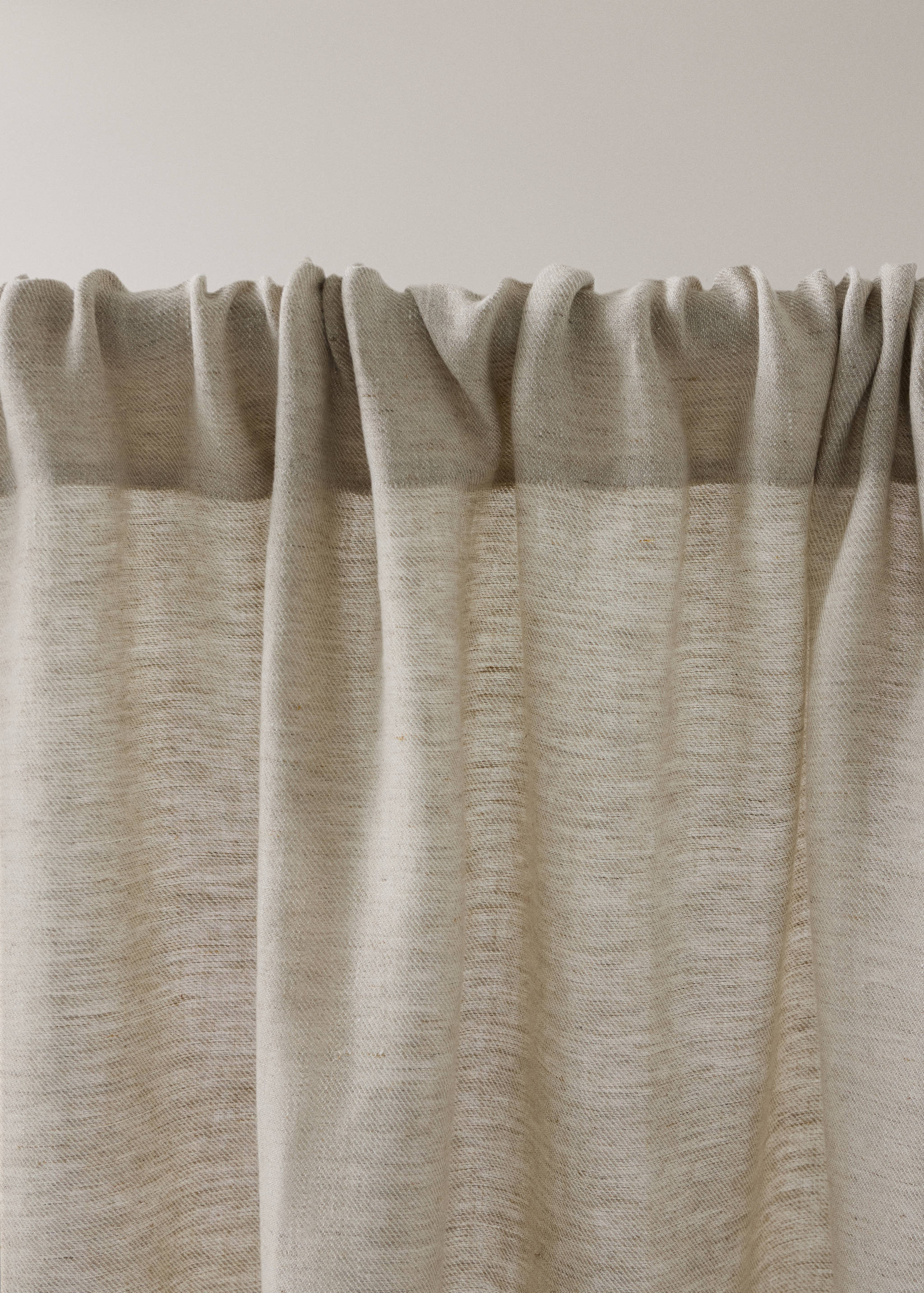 Frayed edge linen curtain - Details of the article 2