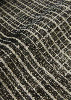 Alfombra geométrica hilo grande — Gris antracita 2