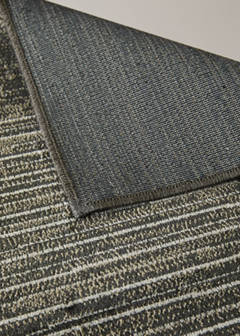 Alfombra geométrica hilo grande — Gris antracita 4