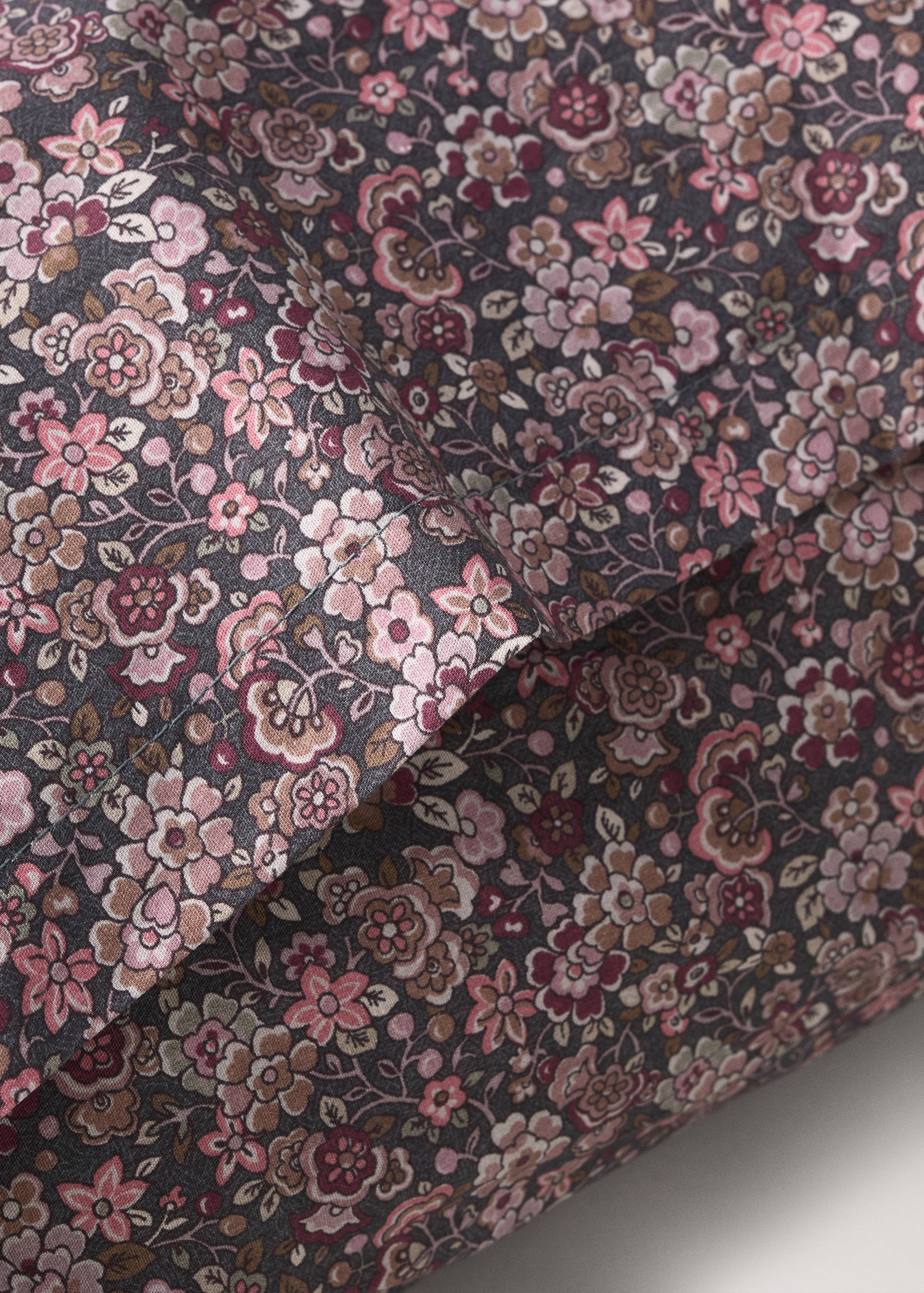 100% cotton floral pillowcase 50x75 - Details of the article 2