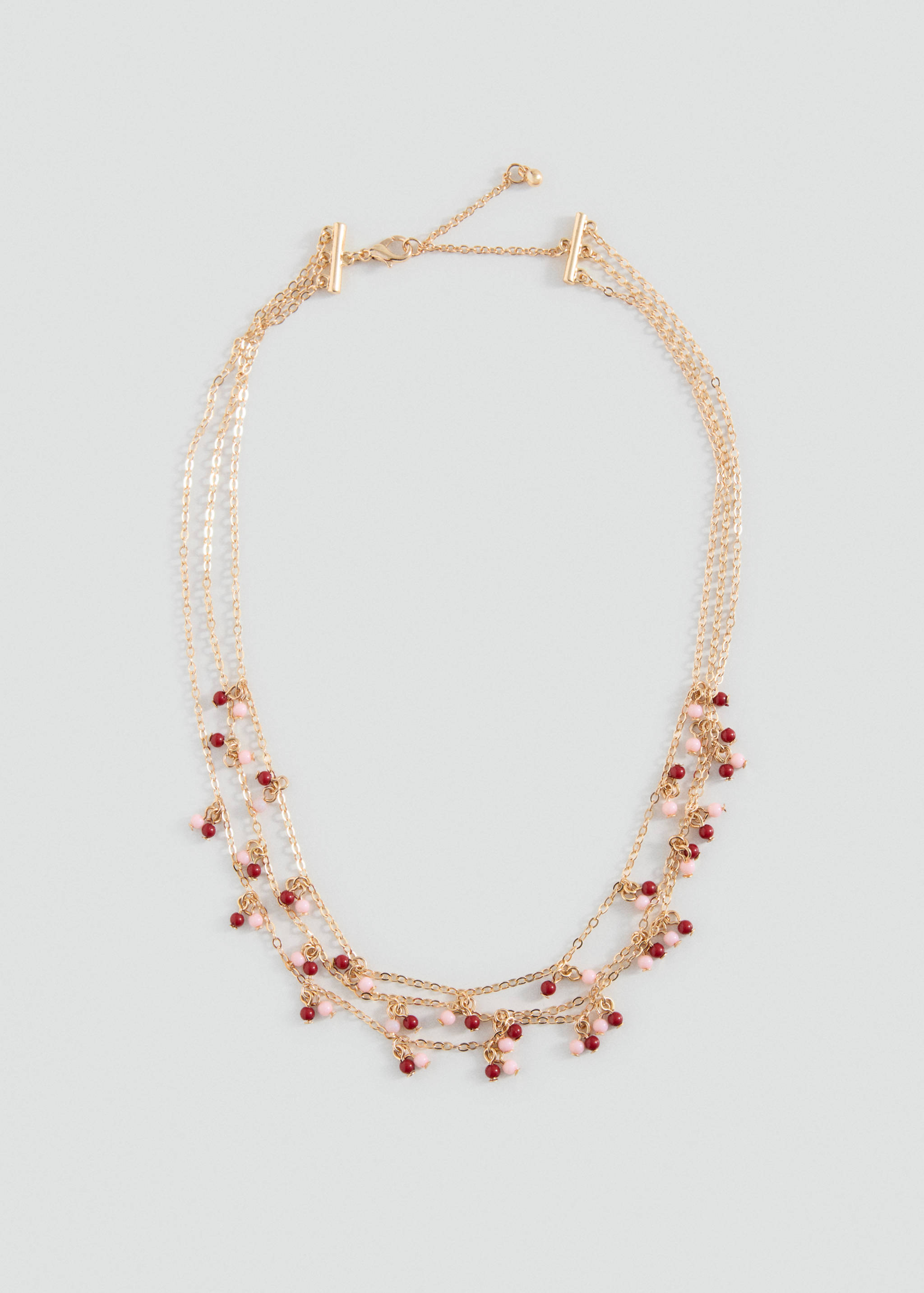 collar multicadena abalorios cristal - Artículo sin modelo