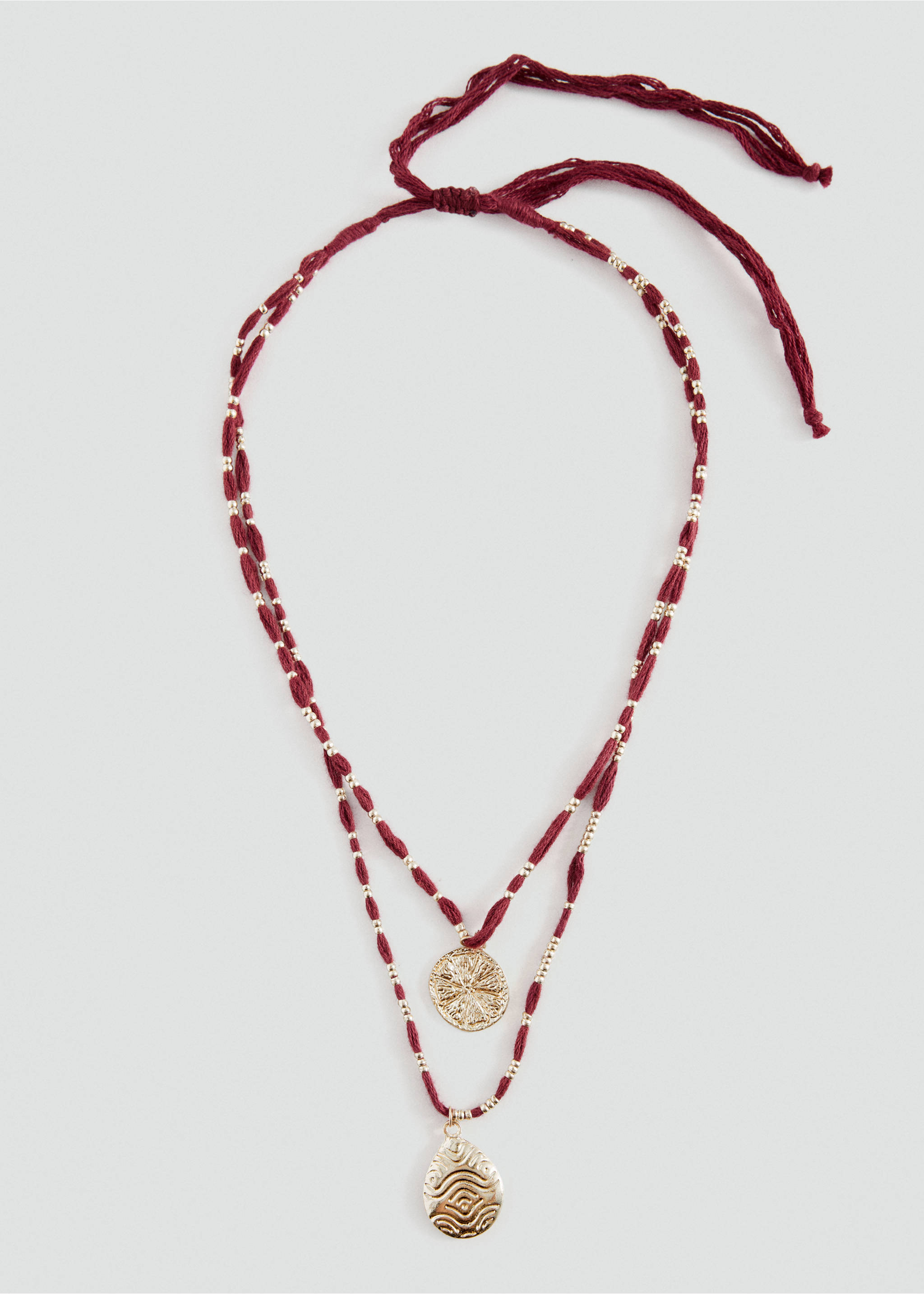 Necklace alba - Article without model, Maroon. Ref: 37001556-00.