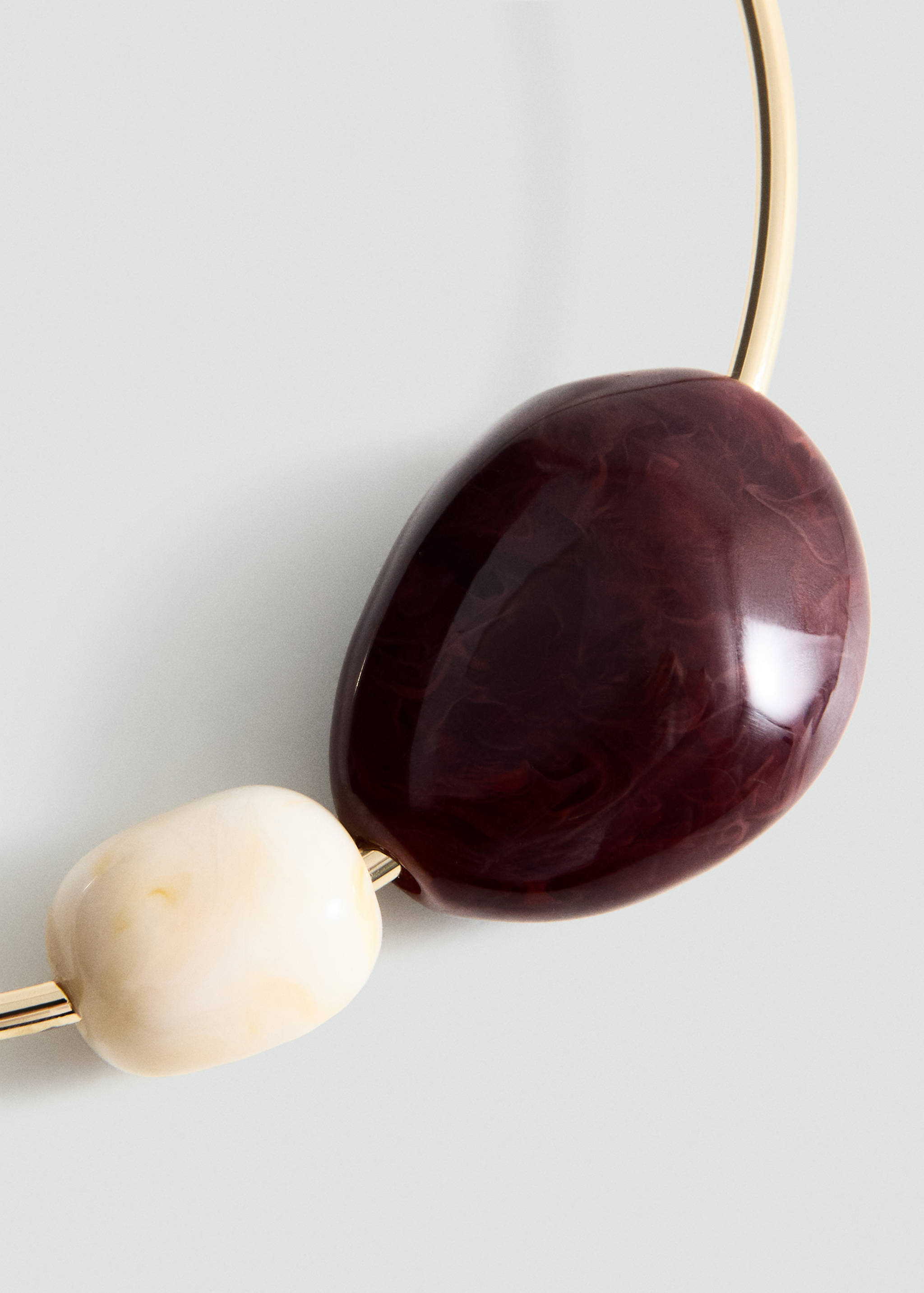Collier rigide avec perles fantaisie - Détail de l'article 1