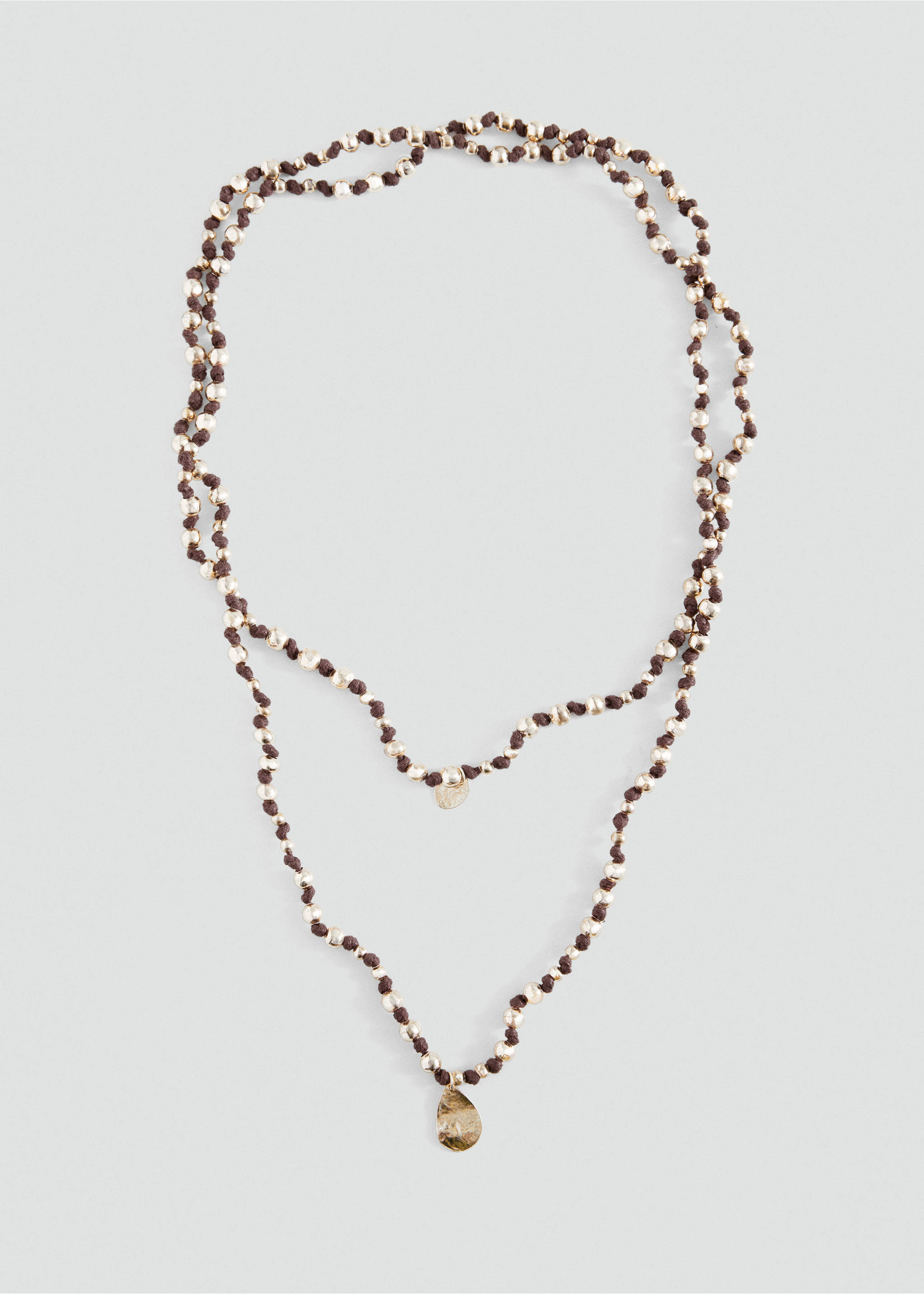 Letter Pendant Necklace - Article without model, Gold. Ref: 37001563-00.