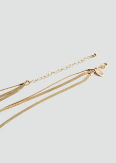 Long triple necklace — Gold 3