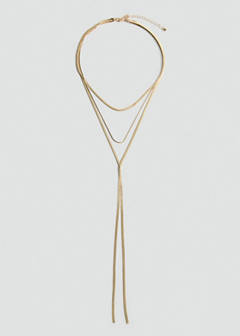 Long triple necklace — Gold 1