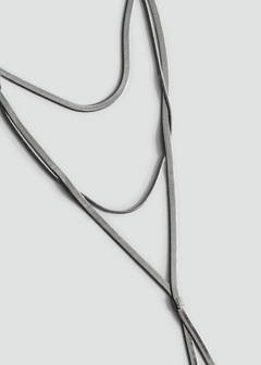 Mixed waterfall necklace — Silver 2