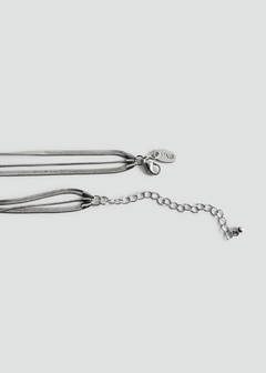 Mixed waterfall necklace — Silver 3