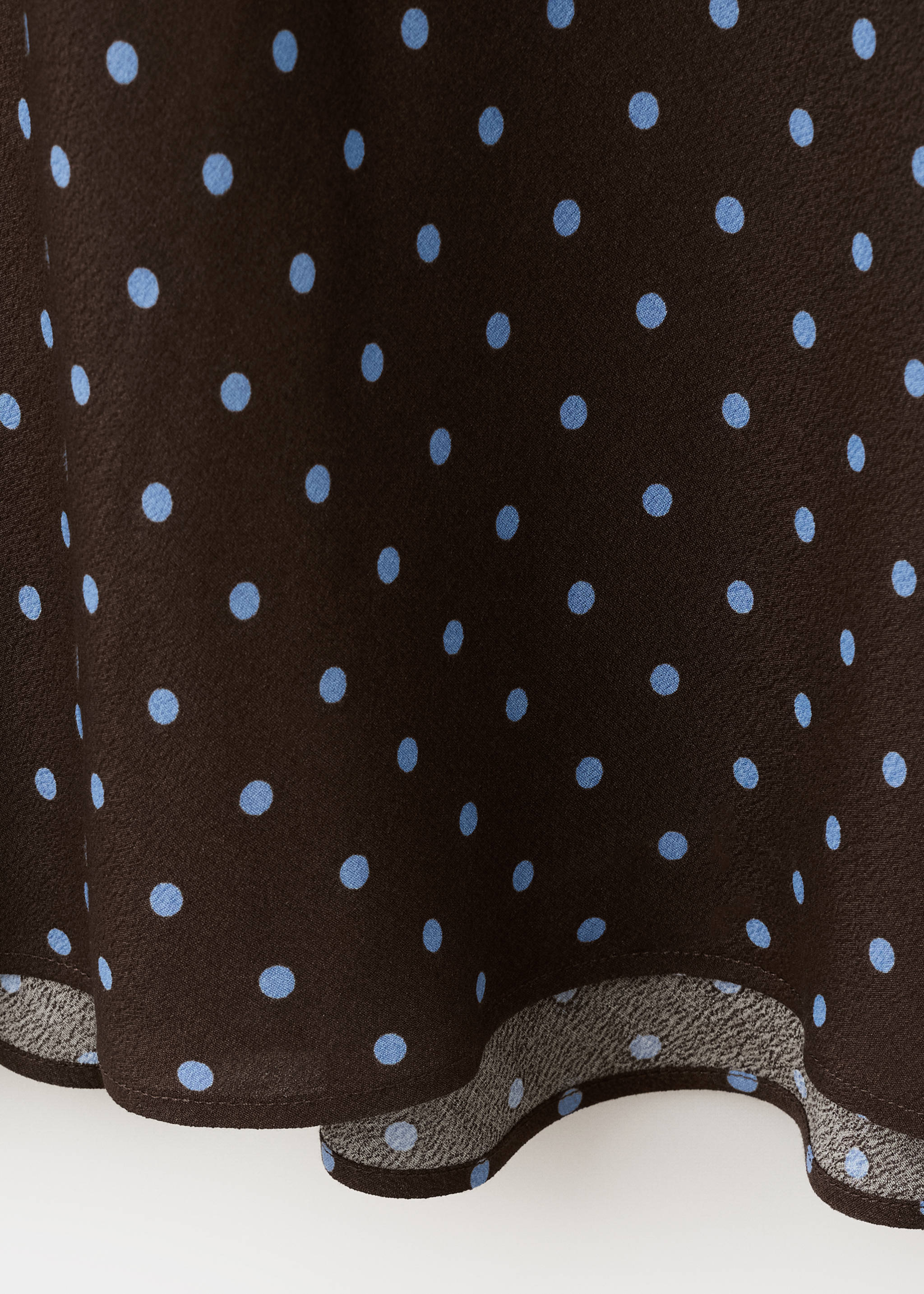 Printed V-neck dress - Details of the article 8