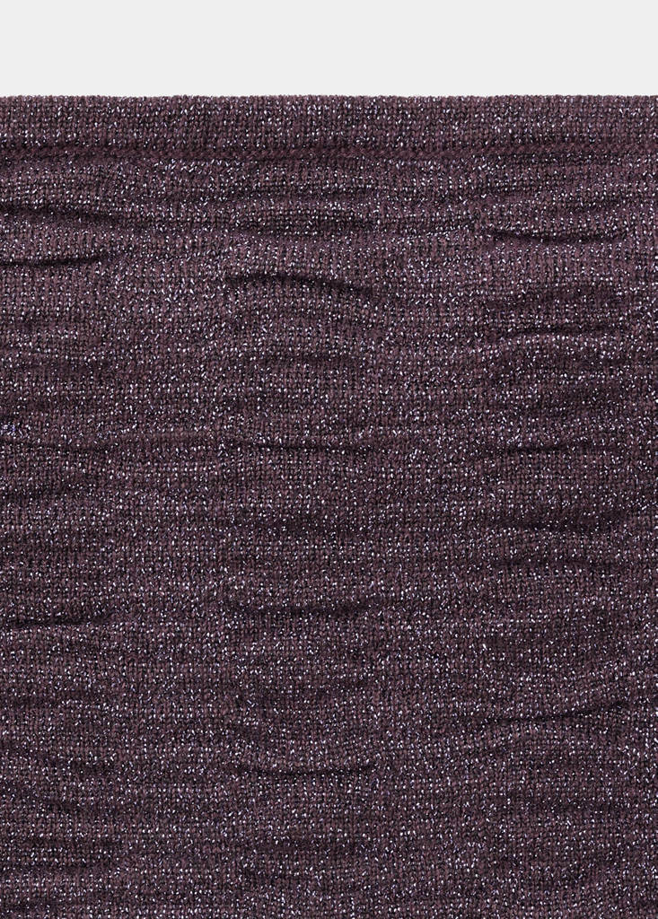 Metallic bandeau top — Purple