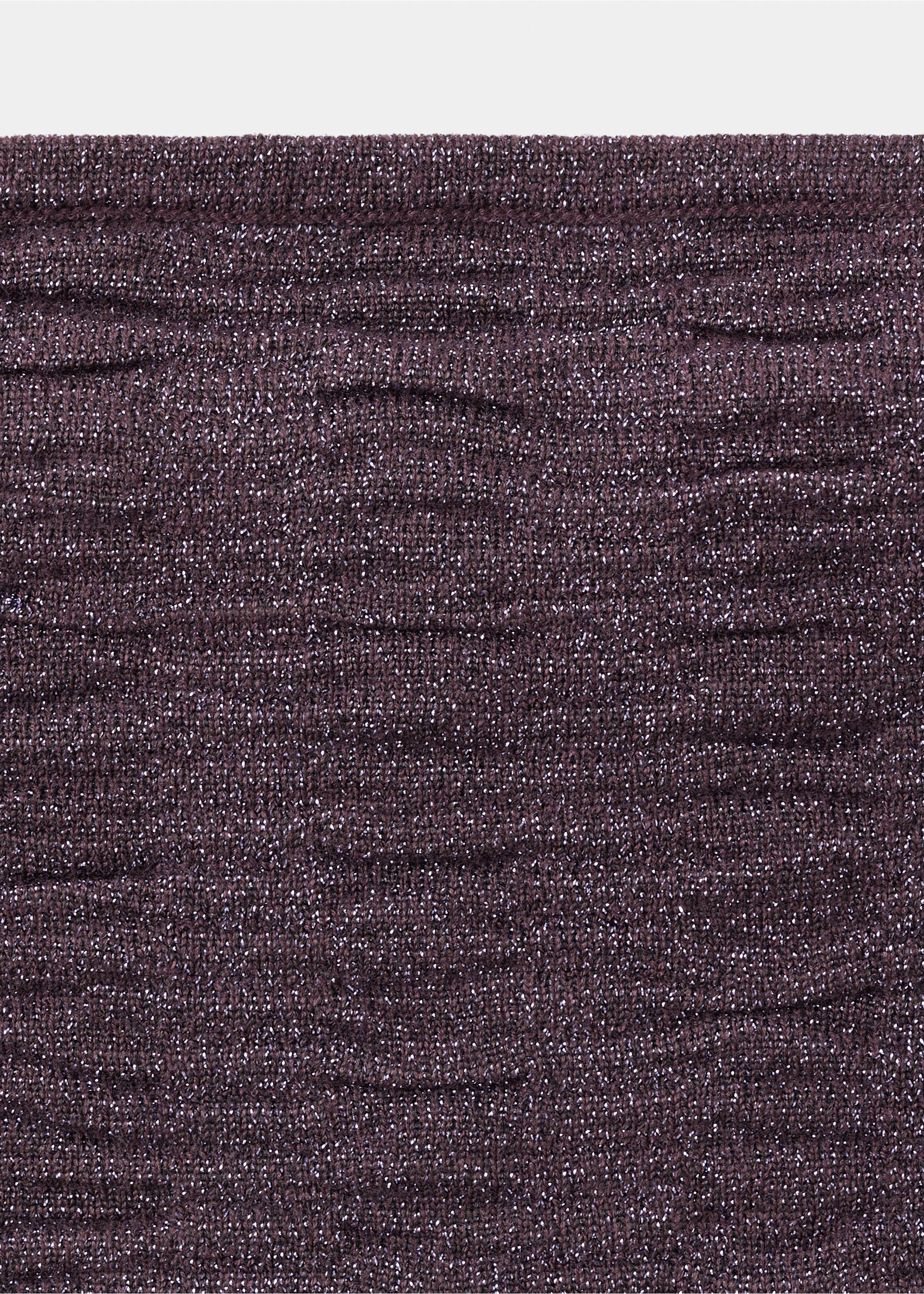 Metallic bandeau top - Details of the article 8, Purple. Ref: 37002533-00.