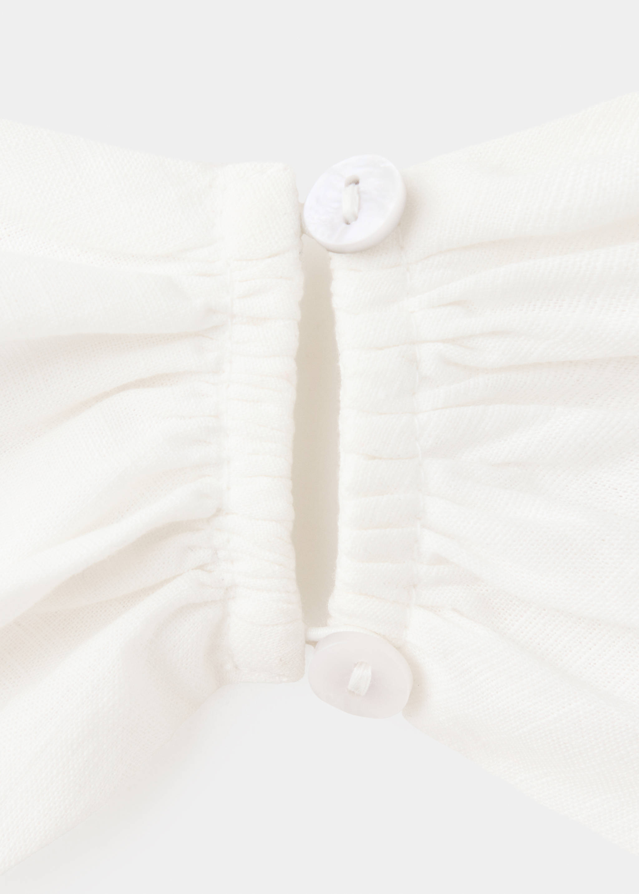 Crossed halter crop top - Details of the article 0